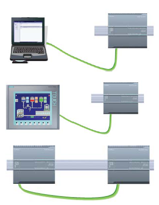 A computer and a computer with a green cable connected to it

Description automatically generated with medium confidence