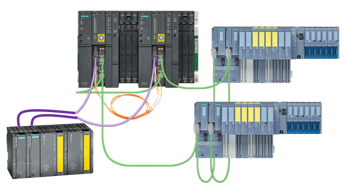 Several electronic devices with wires connected to each other

Description automatically generated